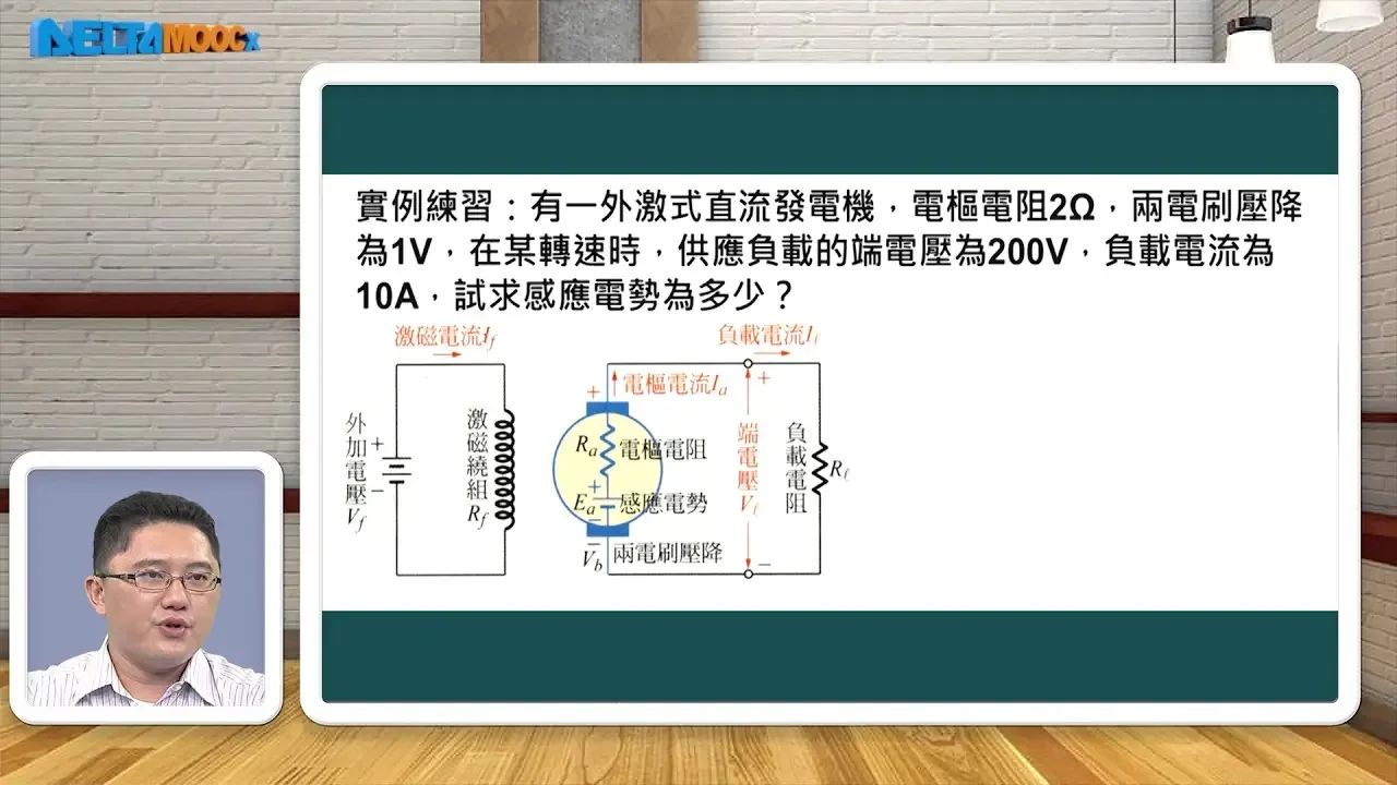 高中電工機械_直流發電機_外激式發電機等效電路_王温鋒