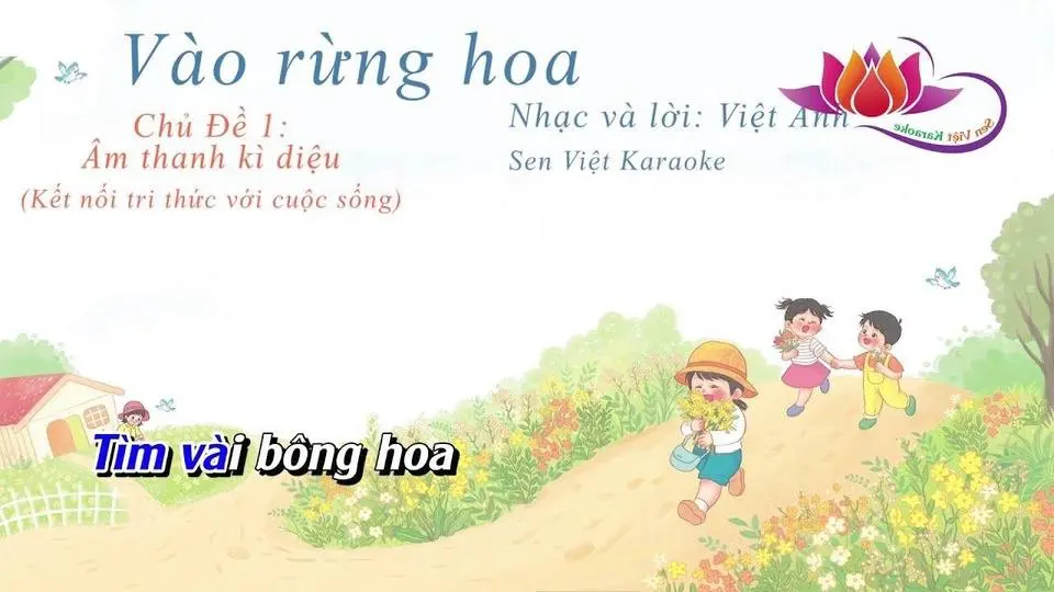 [KARAOKE] VÀO RỪNG HOA (BEAT HTS) LỚP 1 - Kết Nối Tri Thức Với Cuộc Sống