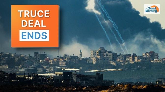 Israel-Hamas Truce Ends, Fighting in Gaza Begins; Court Reinstates Trump Gag Order in NY Fraud Trial