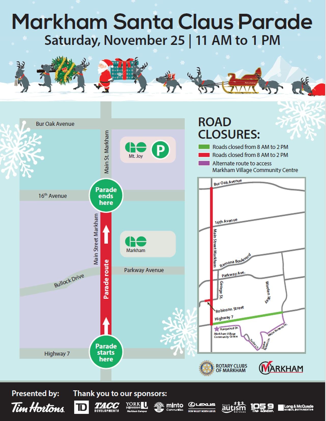 🎄Markham's Festive Tradition: 49th Annual Santa Claus Parade on Main ...