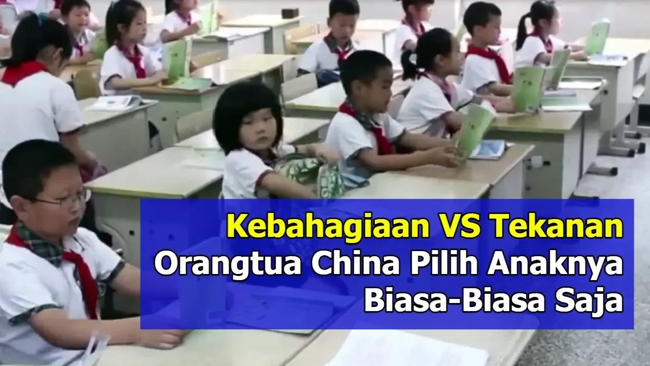 Orang Tua di China Lebih Memilih Anak-Anak Mereka Menjadi Biasa-Biasa Saja