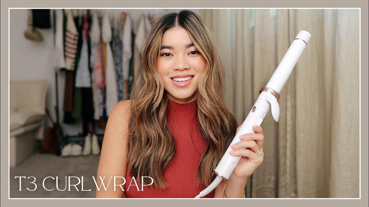 T3 CurlWrap Automatic Curling Iron Review! How to use the T3 CurlWrap