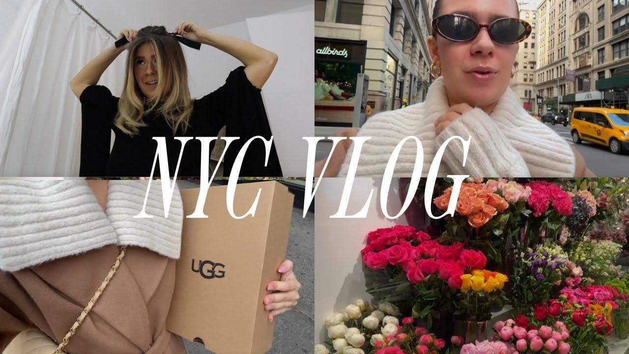 NYC VLOG: taking myself on a date 🌹 bow hairstyle 🎀 slippers of the season 🧸