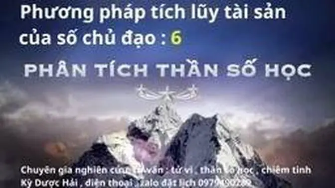 Thần số học , phương pháp tích lũy tài sản của số chủ đạo 6