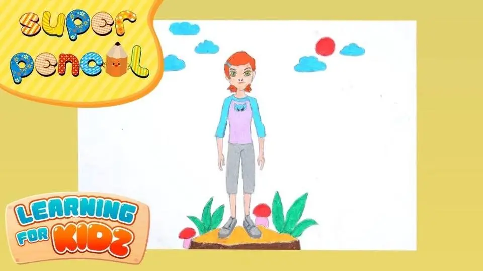 Siêu Nhân Bút Chì Tập 151 - Super Pencil Ep 151 - Hướng Dẫn Vẽ Gwen Tennyson - Learning For Kidz