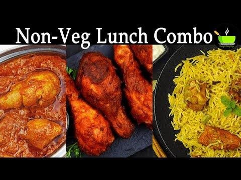 Non Veg Lunch Combo recipe | Non Vegetarian Recipes | Non-Veg Recipes | Quick & Easy Non Veg Recipes
