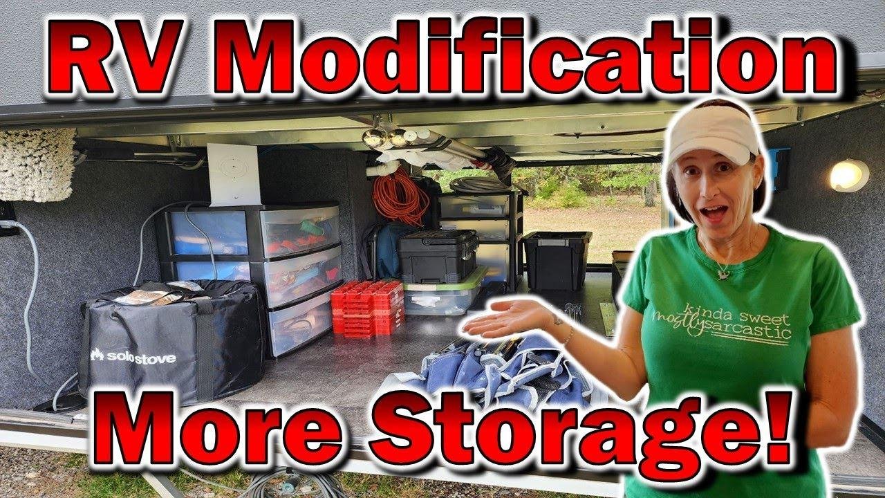 Create More Storage Space In Your RV!