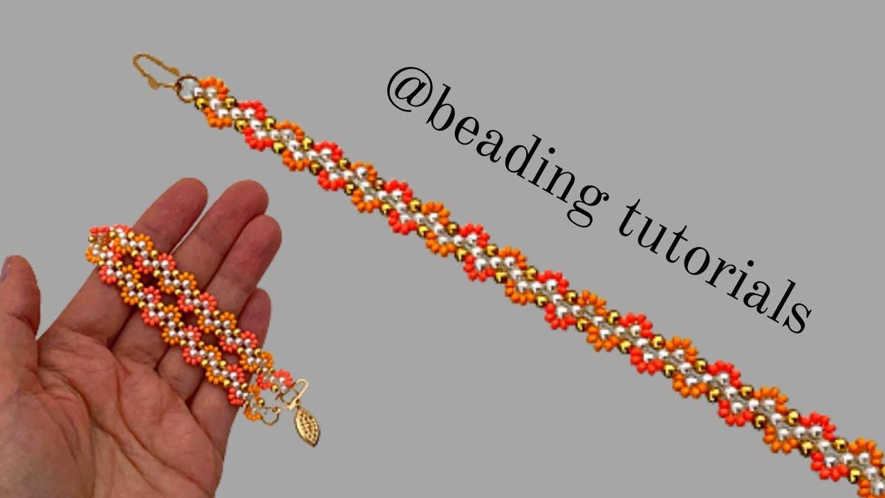 seed beads bracelet. DIY beaded bracelet