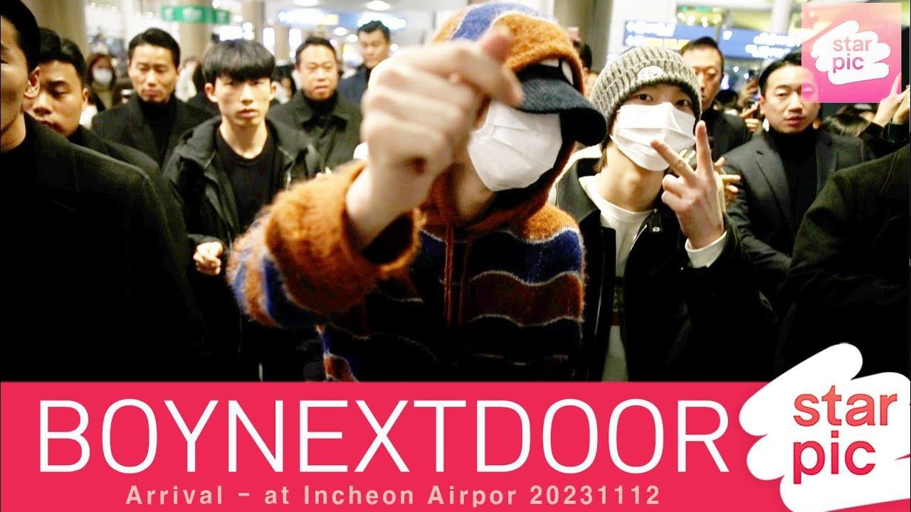 보이넥스트도어 '런던 공연 다녀왔어요!' [STARPIC] / BOYNEXTDOOR Departure - at Incheon Airport 20231112