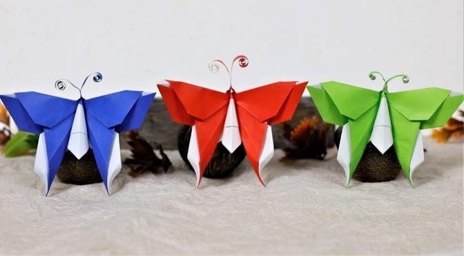 Paper Folding Art (Origami): How to Make  Garden Butterfly