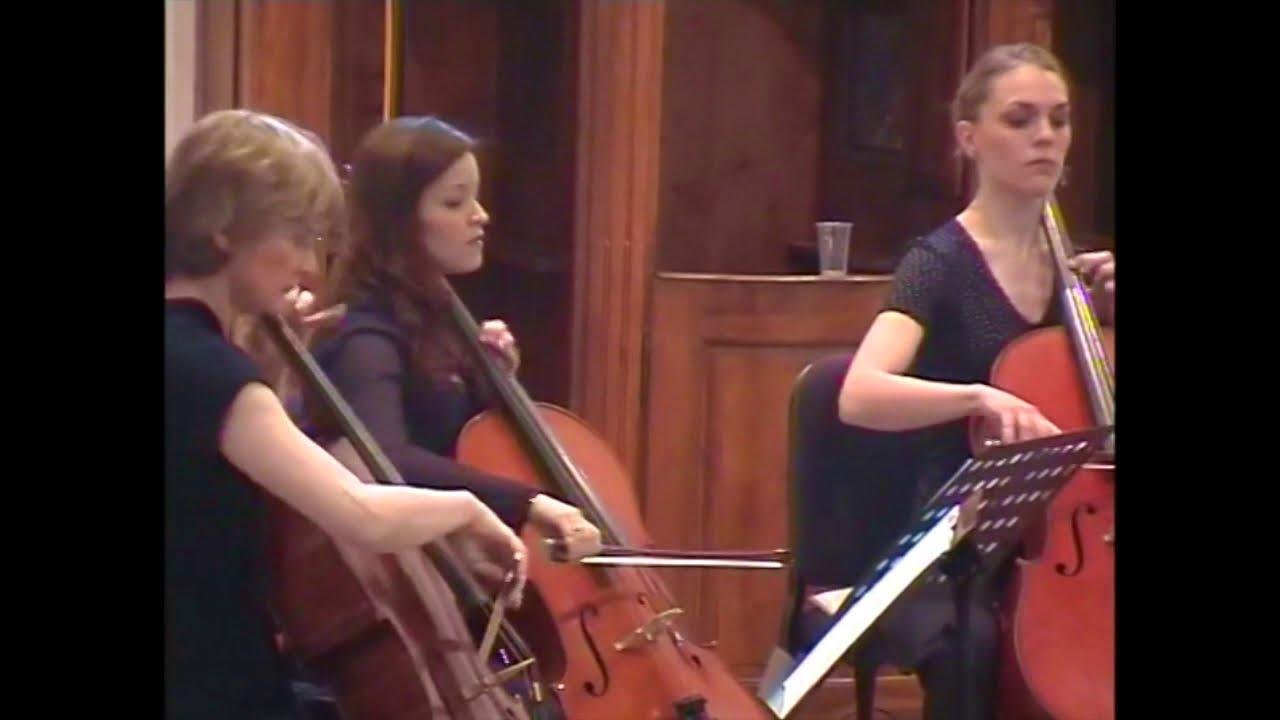 Cellision 2005 - Boismortier Concerto for 5 Cellos