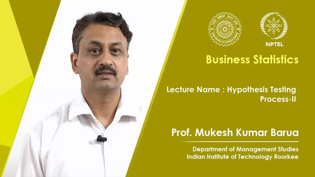 Hypothesis Testing Process-II