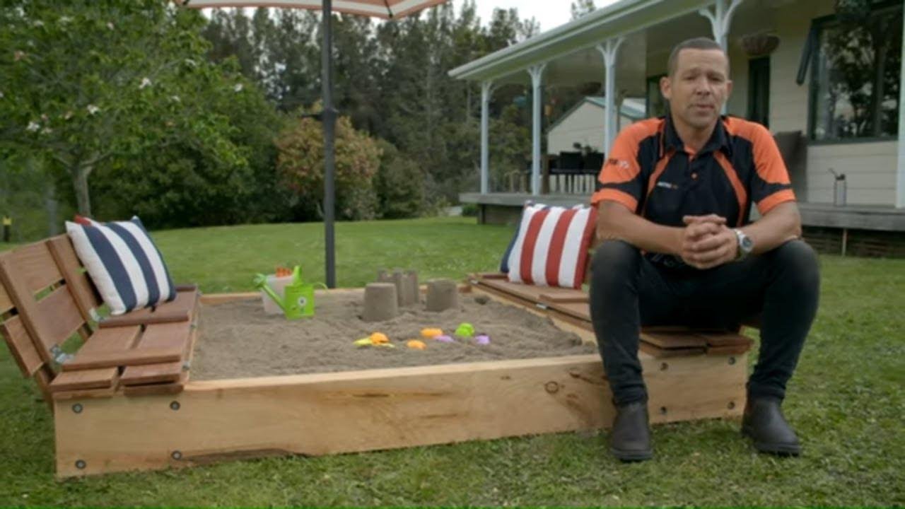How to Build a Sandpit Mitre 10 Easy As DIY Videos Mitre 10 New Zealand Gan Jing World