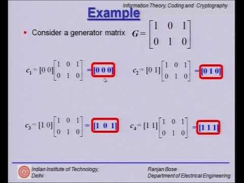 Equivalent Codes, Generator Matrix and Parity Check Matrix