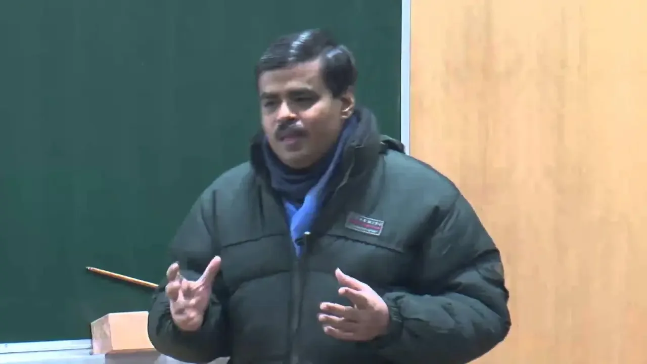 Mod-01 Lec-03 Understanding Adjustment