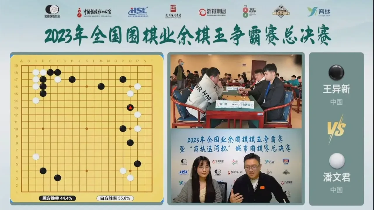2023年全國圍棋業餘棋王爭霸賽總決賽 馬天放vs何鑫、 王異新vs潘文君(劉宇、謝宛恩解說)
