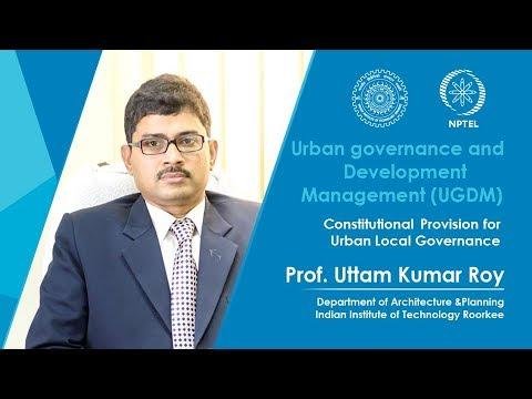 Constitutional Provision for Urban Local Governance