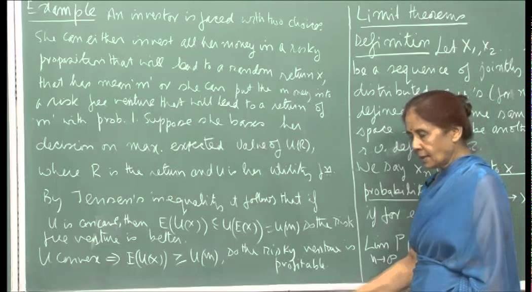 Mod-01 Lec-20 Convergence and limit theorems