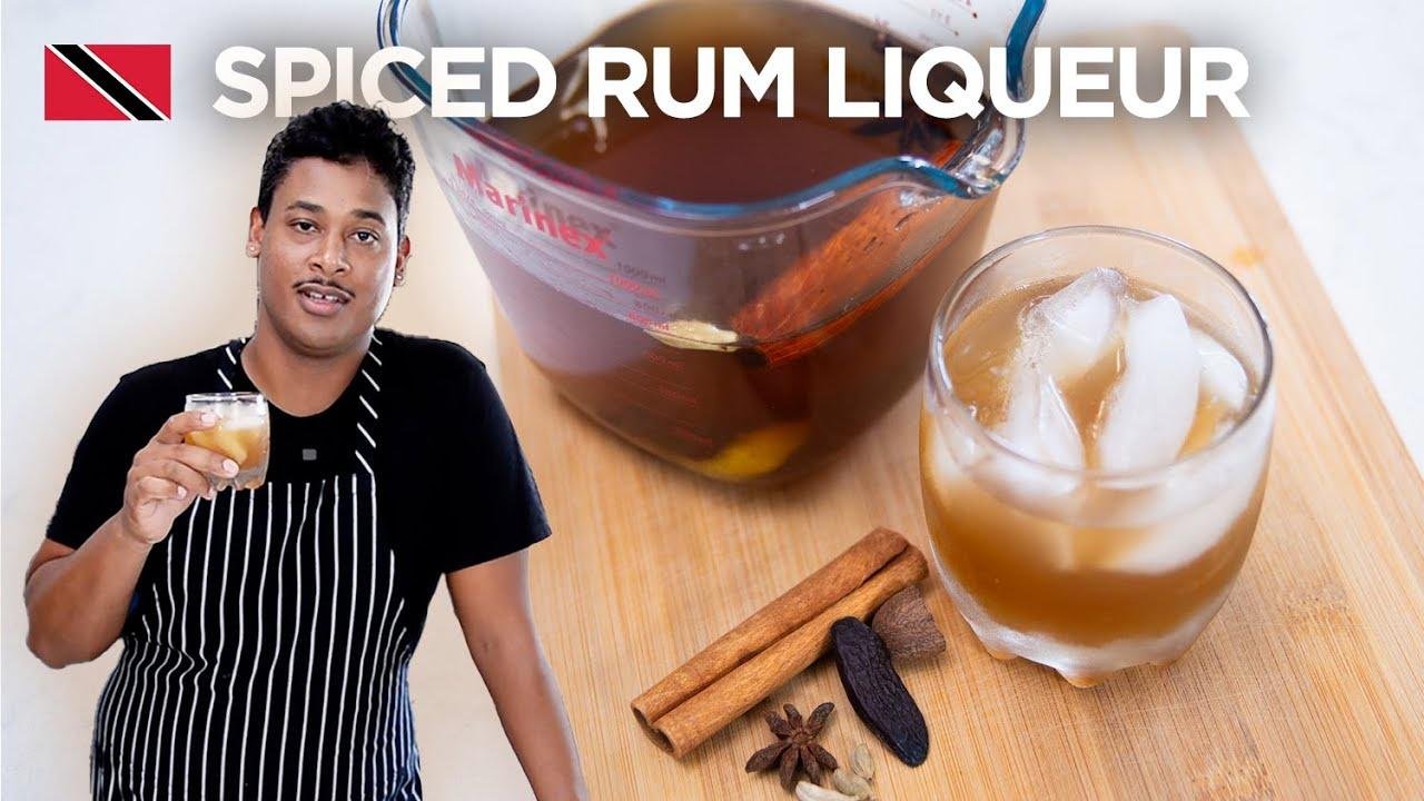 Sherraine’s Spiced Rum Liqueur Recipe Mixed by Shaun 🇹🇹 Foodie Nation