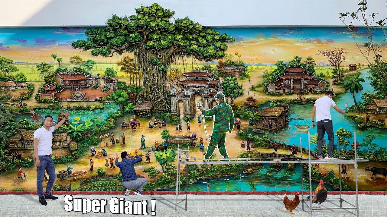 Super giant! This is how to make handmade cement relief paintings in 80 days