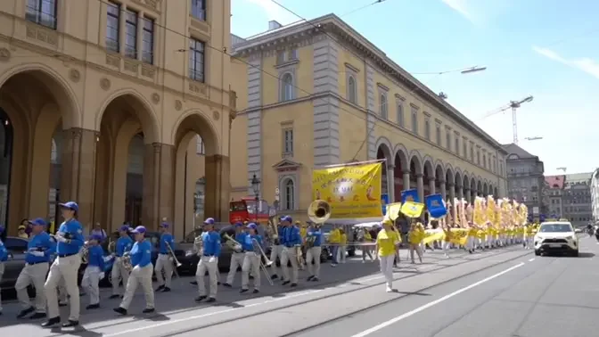 Maximilianstraße, one of the most beautiful streets in Munich 
#July20Rally2024#FalunDafa