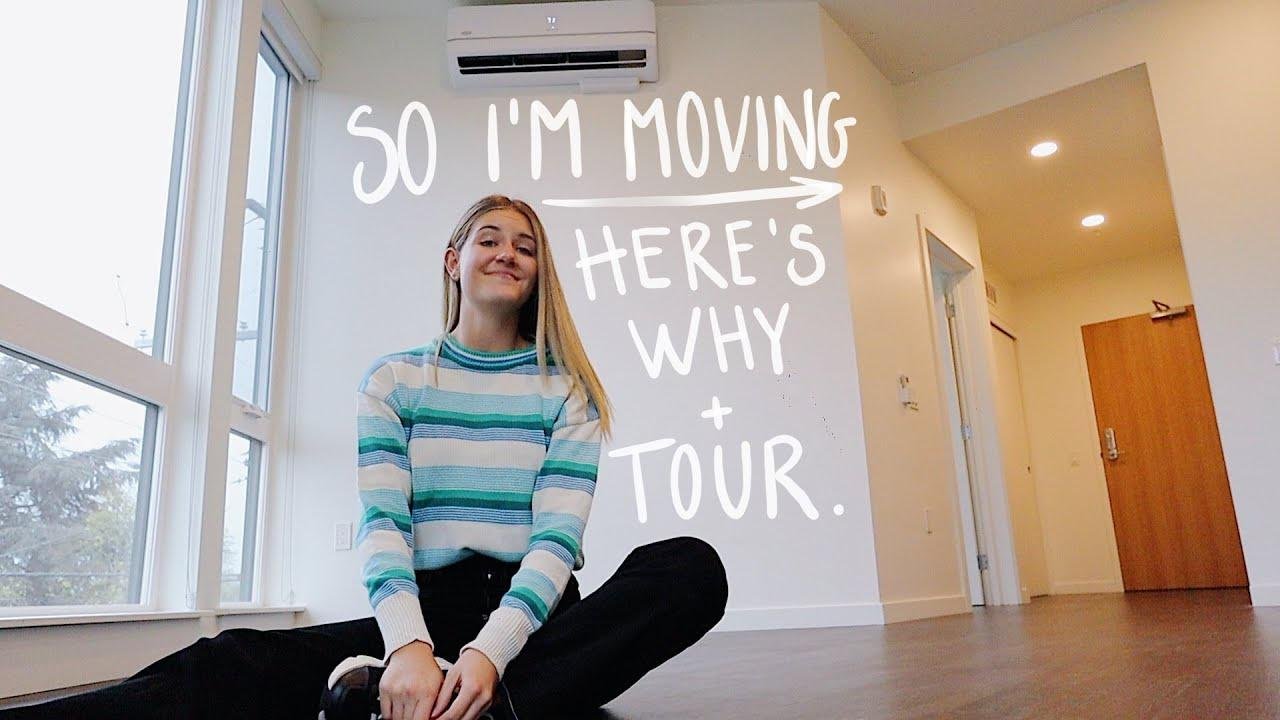 Why I'm moving + empty portland apartment tour... | a big life update.