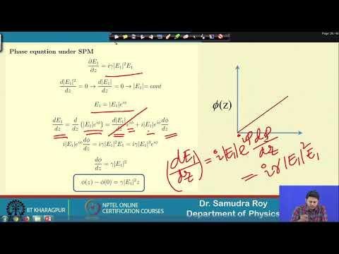 Lecture 44: Self Phase Modulation (Cont), Frequency Shift