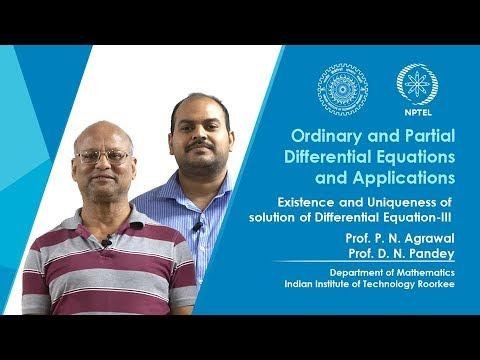 Existence and uniqueness of solutions of differential equations-III