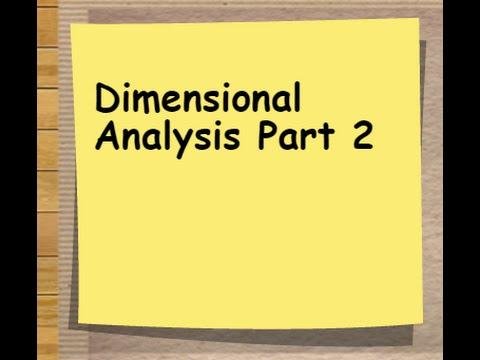 Dimensional Analysis Unit Conversion Made Easy