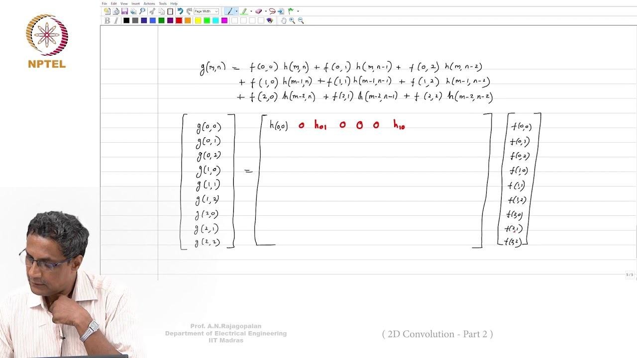 Lec 23 - 2D Convolution
