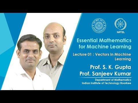 Lecture 01: Vectors in Machine Learning