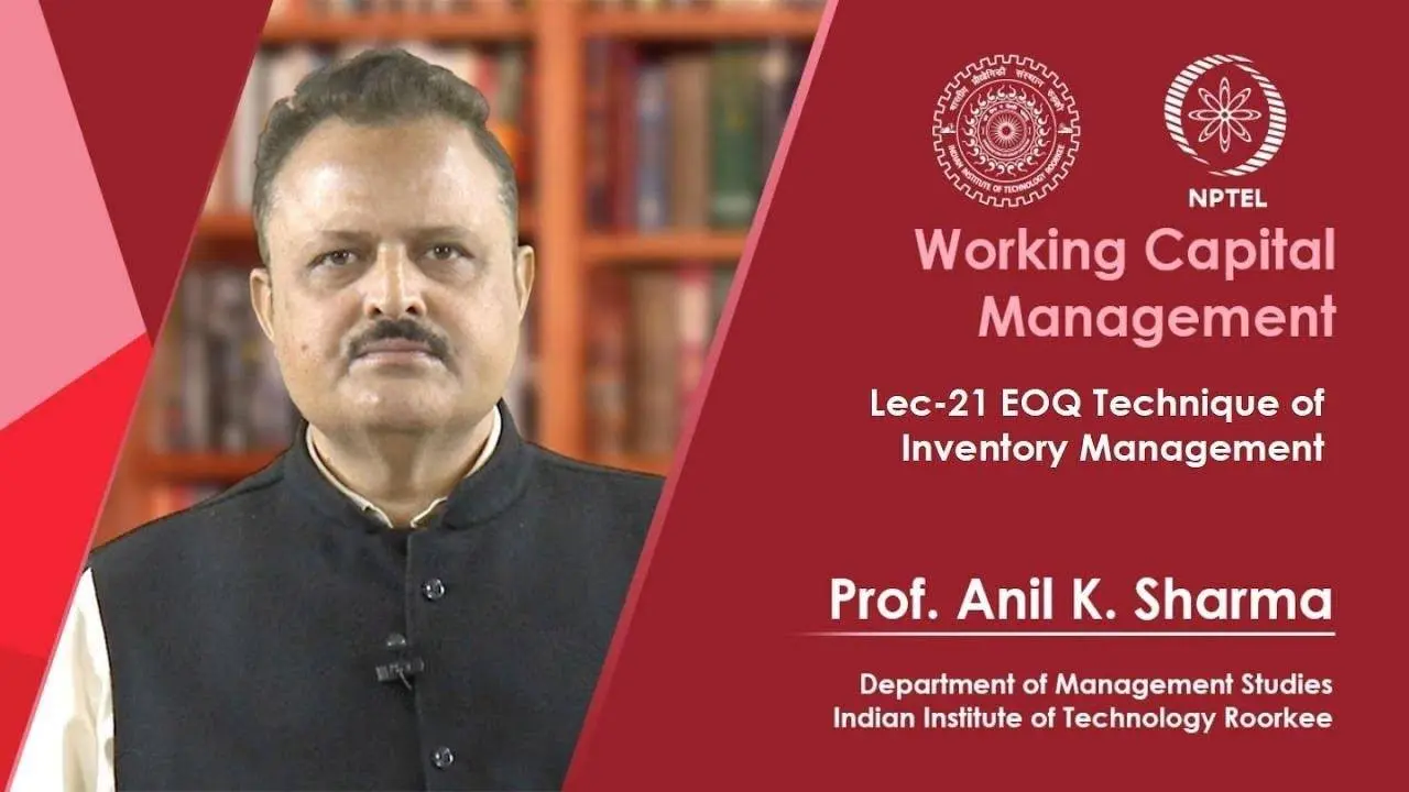 EOQ Technique of Inventory Management