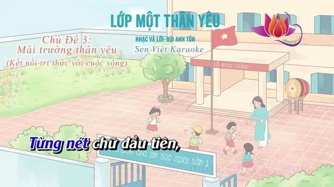 [KARAOKE] LỚP MỘT THÂN YÊU (BEAT HTS) LỚP 1 - Kết Nối Tri Thức Với Cuộc Sống