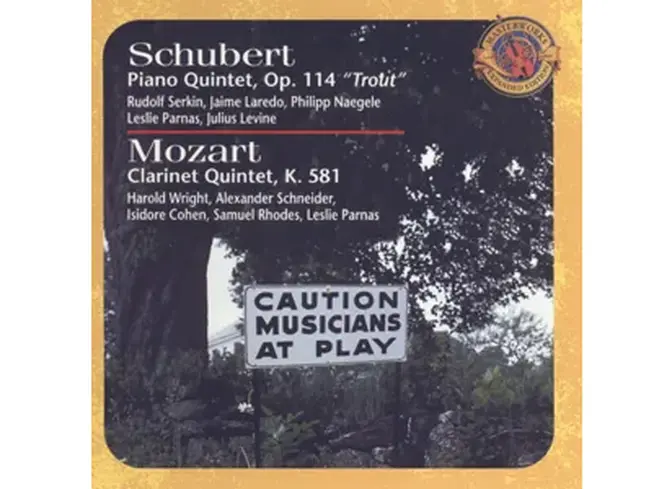 슈베르트 피아노 5중주 A장조 송어 SCHUBERT: Piano Quintet in A major D. 667 "The Trout"