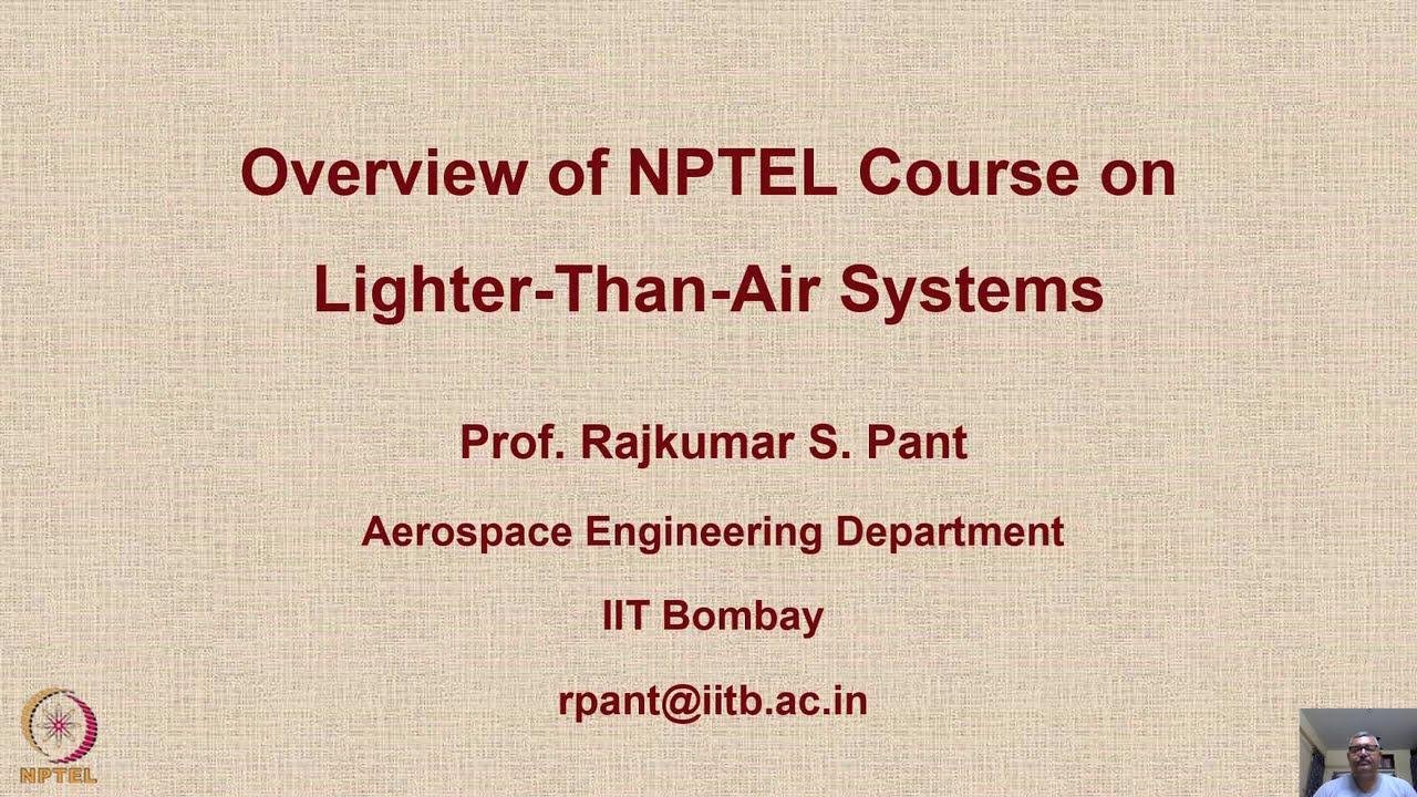 Course Introduction - Lighter than Air Systems