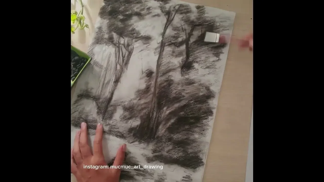 pencil landscape #drawing #picture #art #design