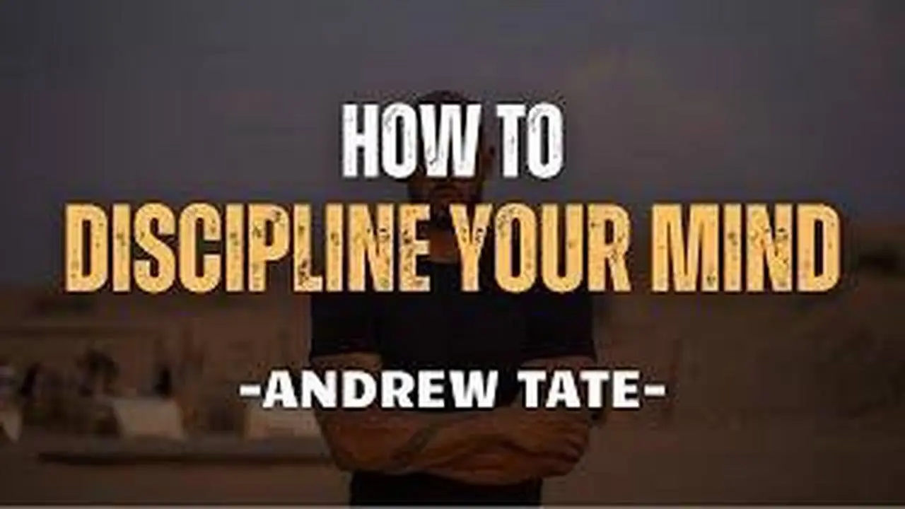 How to DISCIPLINE YOUR MIND.