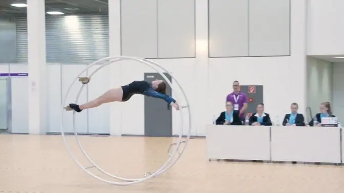 German Championships in Gymwheel 2017 Julia Senn 19th Place