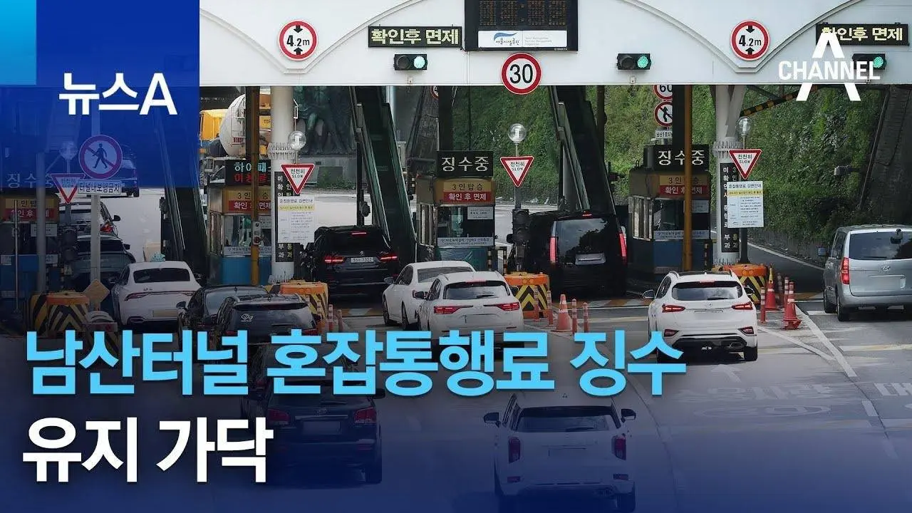 남산터널 혼잡통행료 징수 유지 가닥 | 뉴스A