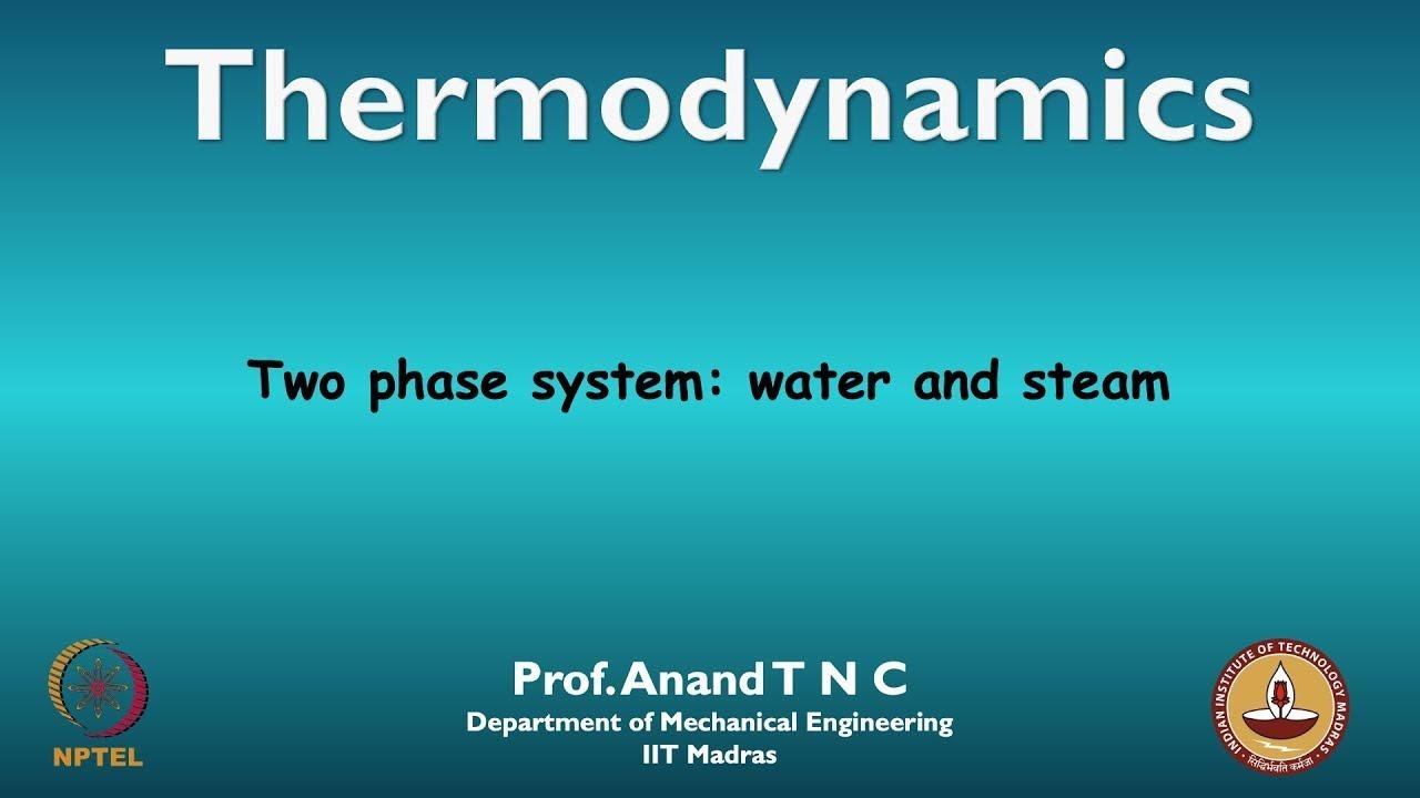Two phase system: water and steam