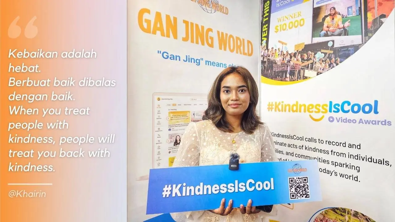 Khairin Say Treat People Equally With Kindness  #MyHealthExpo  #kindnessiscool