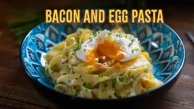 Perfect Bacon and Egg Pasta in 30 Minutes