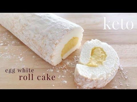 Keto Egg White Roll Cake