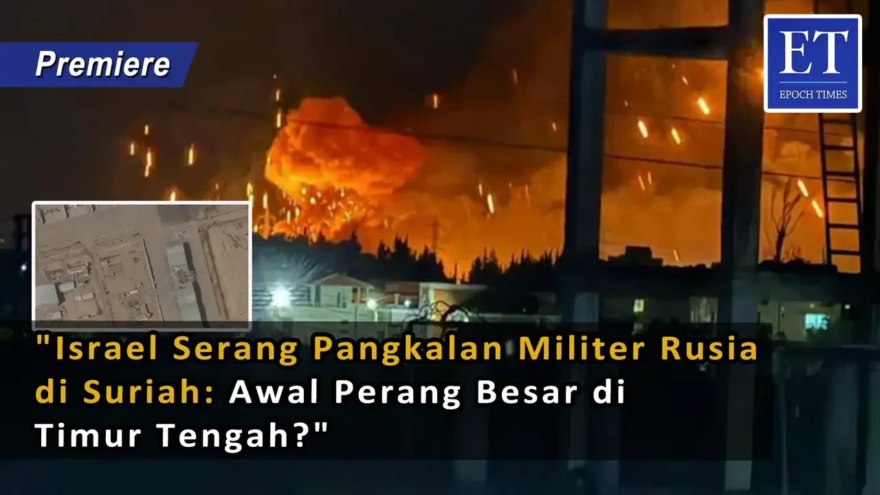 "Israel Serang Pangkalan Militer Rusia di Suriah: Awal Perang Besar di Timur Tengah?"