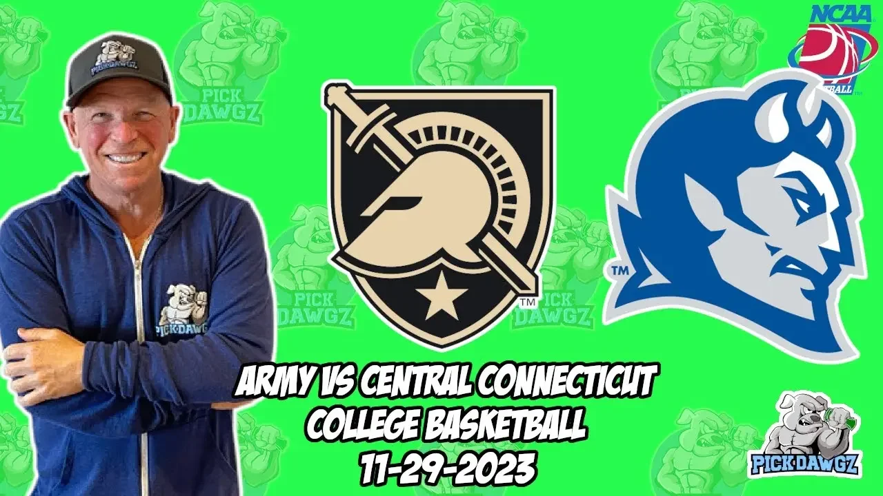 Army vs Central Connecticut State 11/29/23 Free College Basketball