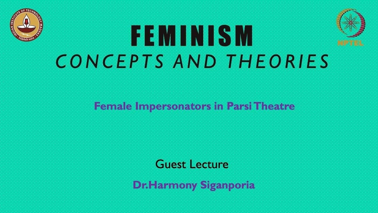 Female Impersonators in Parsi Theatre