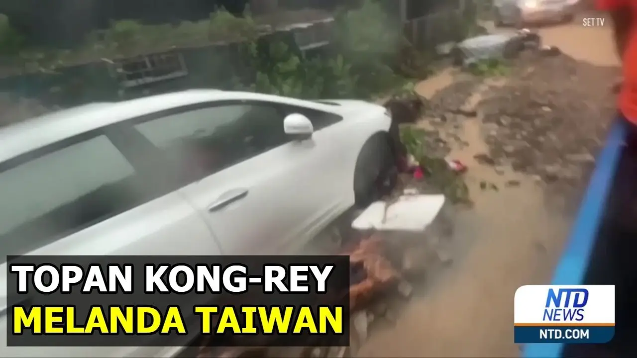 Topan Kong-rey Melanda Taiwan