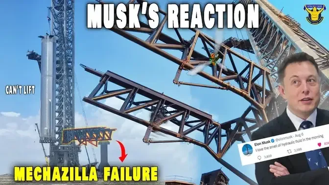 SpaceX Chopsticks are in serious trouble, can't lift! Elon Musk's Reaction...