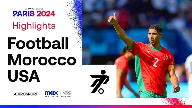 Morocco 4-0 USA - Men's Quarter-Final Football Highlights - Paris Olympics 2024