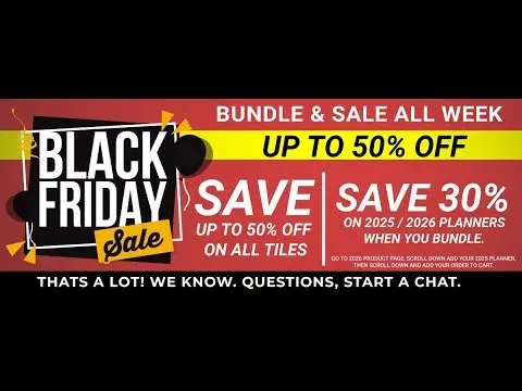 Digital Planner Black Friday Promotion